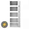 E-Delta Electric Only Heated Towel Rail - W550mm x H1380mm - Chrome 1 E-Delta Electric Only Heated Towel Rail - W550mm x H1380mm - Chrome -By Bathroom Store 389055 p