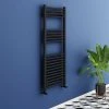 Toreno Black W500 x H1200mm Heated Towel Rail -By Bathroom Store 512 BS np
