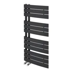 Delta Anthracite Designer Heated Towel Rail 1080 x 550mm -By Bathroom Store ADR55X1080 detail02 460