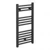Diamond Heated Towel Rail - W400 x H800mm - Anthracite -By Bathroom Store AFT4X800 P1