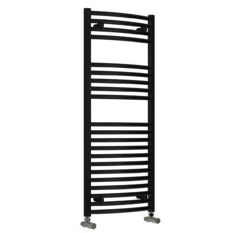 Reina Diva Curved Towel Rail - Black 3 Reina Diva Curved Towel Rail - Black