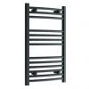 Diamond Curved Heated Towel Rail - W500 x H800mm - Anthracite -By Bathroom Store ATR580C p