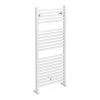 Arezzo Cube Matt White 1100 x 500 Heated Towel Rail 1 Arezzo Cube Matt White 1100 x 500 Heated Towel Rail -By Bathroom Store AZ125MWSQ P1