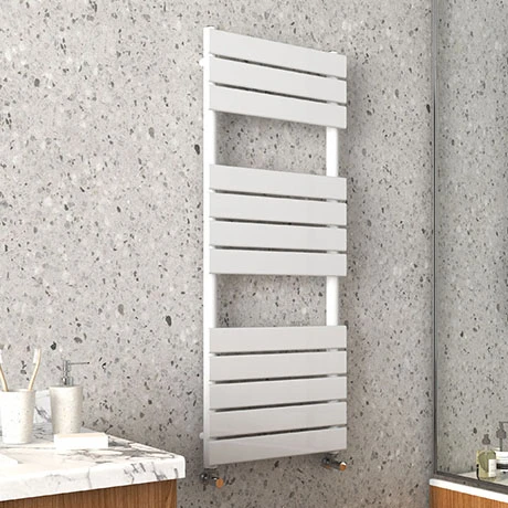 Arezzo Matt White 1200 x 500mm Heated Towel Rail 3 Arezzo Matt White 1200 x 500mm Heated Towel Rail