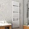 Arezzo Matt White 1512 x 500mm Heated Towel Rail -By Bathroom Store AZMW155 N P