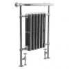 Bampton Traditional 960 x 675mm Heated Towel Radiator - Chrome -By Bathroom Store BAM CHR 01 P