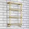 Bloomsbury Traditional Vintage Gold 748 x 498 Wall Mounted Towel Rail -By Bathroom Store BLWMVG n p