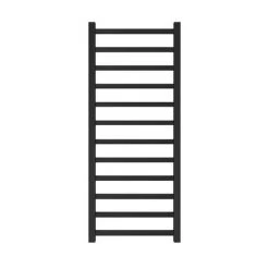 Brooklyn Square 1200 x 500mm Black Nickel Heated Towel Rail -By Bathroom Store BN125TR d2 460