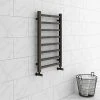 Brooklyn Square 800 x 500mm Black Nickel Heated Towel Rail