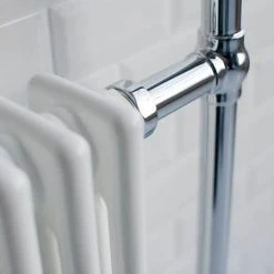 Burlington Full Trafalgar Traditional Radiator (inc. Valves + Electric Heating Kit) -By Bathroom Store BUR TRAFALGAR D4 460