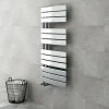 Delta Chrome Designer Heated Towel Rail 1080 x 550mm -By Bathroom Store CDR55X1080 prod