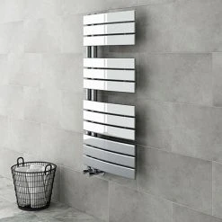 Delta Chrome Designer Heated Towel Rail 1080 x 550mm