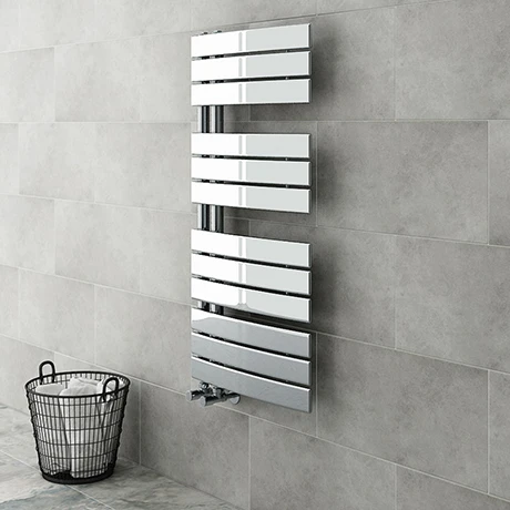 Delta Chrome Designer Heated Towel Rail 1080 x 550mm 3 Delta Chrome Designer Heated Towel Rail 1080 x 550mm