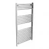 Diamond Heated Towel Rail - 600mm x 1200mm - Chrome - Straight -By Bathroom Store COL002 resized460