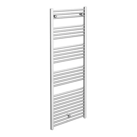Diamond Heated Towel Rail - 600mm x 1600mm - Chrome - Straight 4 Diamond Heated Towel Rail - 600mm x 1600mm - Chrome - Straight - Image 2