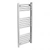 Diamond Heated Towel Rail - W400 x H1000mm - Chrome - Straight -By Bathroom Store COL014 Straight Standard Towel Rail 22mm p