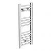 Diamond Heated Towel Rail - W300 x H800mm - Chrome - Straight 1 Diamond Heated Towel Rail - W300 x H800mm - Chrome - Straight -By Bathroom Store COL022 n p