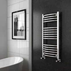 Diamond 500 x 1000mm Curved Heated Towel Rail (incl. Valves + Electric Heating Kit) 11 Diamond 500 x 1000mm Curved Heated Towel Rail (incl. Valves + Electric Heating Kit) -By Bathroom Store COL025 EHK d4 460