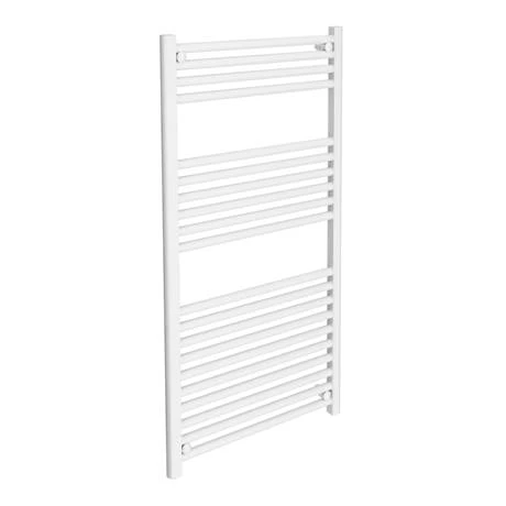 Diamond Heated Towel Rail - W600 x H1200mm - White - Straight 4 Diamond Heated Towel Rail - W600 x H1200mm - White - Straight - Image 2