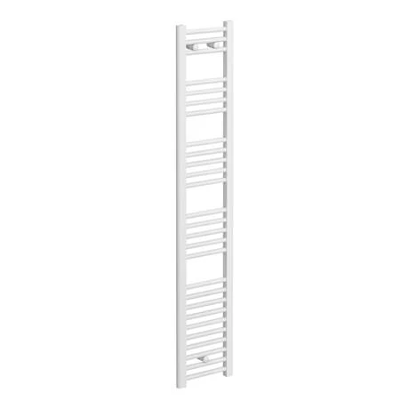 Diamond Heated Towel Rail - W300 x H1600mm - White - Straight 4 Diamond Heated Towel Rail - W300 x H1600mm - White - Straight - Image 2