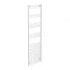 Diamond Curved Heated Towel Rail - W500 x H1800mm - White -By Bathroom Store COL065 p 460