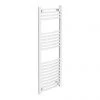 Diamond Curved Heated Towel Rail - W400 x H1200mm - White -By Bathroom Store COL068 p 460