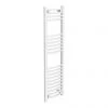 Diamond Curved Heated Towel Rail - W300 x H1200mm - White -By Bathroom Store COL072 Diamond Curved Heated Towel Rail W300 x H1200mm White p