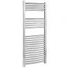 Chrome Curved Ladder Heated Towel Rail 500 x 1100mm - MTY067 -By Bathroom Store Chrome Curved Ladder Heated Towel Rail 500 x 1100mm Medium