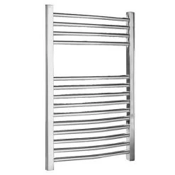 Chrome Curved Ladder Heated Towel Rail 500 x 700mm - MTY066