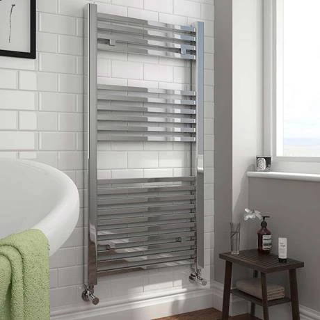 Cube 600 x 1100mm Heated Towel Rail (incl. Valves + Electric Heating Kit) 4 Cube 600 x 1100mm Heated Towel Rail (incl. Valves + Electric Heating Kit) - Image 2