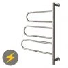Reina Orne H760 x W580mm Dry Electric Swivel Heated Towel Rail -By Bathroom Store DE ORN7555P P