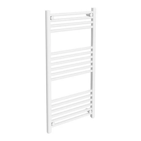 Diamond Heated Towel Rail - W500 x H1000mm - White - Straight 3 Diamond Heated Towel Rail - W500 x H1000mm - White - Straight