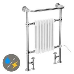 Chatsworth Savoy Traditional Towel Rail (incl. Valves + Electric Heating Kit)