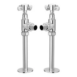 Chatsworth Savoy Traditional Towel Rail (incl. Valves + Electric Heating Kit) -By Bathroom Store ERD01 PK d4 460