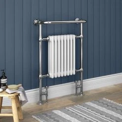 Chatsworth Savoy Traditional Towel Rail (incl. Valves + Electric Heating Kit) -By Bathroom Store ERD01 PK d5 460