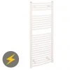 Reina Diva H800 x W600mm White Curved Electric Towel Rail 2 Reina Diva H800 x W600mm White Curved Electric Towel Rail -By Bathroom Store ES408WC M