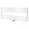 Asquiths Mineral White H500 x W1200mm Flat Tube Horizontal Radiator - HEB0105