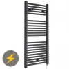 Hudson Reed 1110 x 500mm Electric Square Heated Towel Rail - Anthracite - HL153 -By Bathroom Store HL153 prod