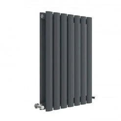 Hudson Reed Revive 600 x 412mm Horizontal Double Panel Radiator - Anthracite - HLA37D