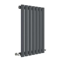 Hudson Reed Revive 600 x 412mm Horizontal Single Panel Radiator - Anthracite - HLA37