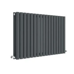 Hudson Reed Revive 600 x 992mm Horizontal Double Panel Radiator - Anthracite - HLA39D