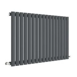 Hudson Reed Revive 600 x 992mm Horizontal Single Panel Radiator - Anthracite - HLA39
