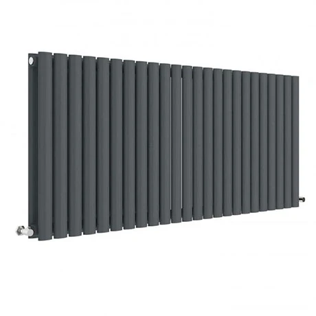 Hudson Reed Revive 600 x 1398mm Horizontal Double Panel Radiator - Anthracite - HLA40D 3 Hudson Reed Revive 600 x 1398mm Horizontal Double Panel Radiator - Anthracite - HLA40D