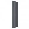 Hudson Reed Sloane 1800 x 528mm Vertical Double Panel Radiator - Anthracite - HLA47D -By Bathroom Store HLA47D P