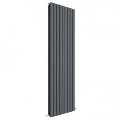 Hudson Reed Sloane 1800 x 528mm Vertical Double Panel Radiator - Anthracite - HLA47D