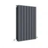 Hudson Reed Sloane 600 x 412mm Horizontal Double Panel Radiator - Anthracite - HLA54D -By Bathroom Store HLA54D P