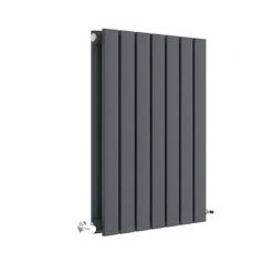 Hudson Reed Sloane 600 x 412mm Horizontal Double Panel Radiator - Anthracite - HLA54D