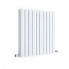 Hudson Reed Sloane 600 x 586mm Horizontal Double Panel Radiator - Satin White - HLW55D -By Bathroom Store HLW55D P