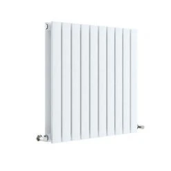 Hudson Reed Sloane 600 x 586mm Horizontal Double Panel Radiator - Satin White - HLW55D