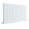 Hudson Reed Sloane 600 x 992mm Horizontal Double Panel Radiator - Satin White - HLW56D 1 Hudson Reed Sloane 600 x 992mm Horizontal Double Panel Radiator - Satin White - HLW56D -By Bathroom Store HLW56D P